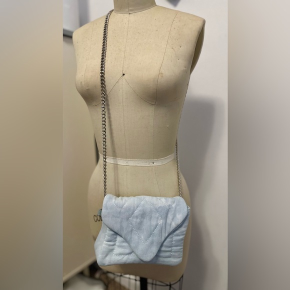 Small denim tie dye crossbody bag - Picture 1 of 5